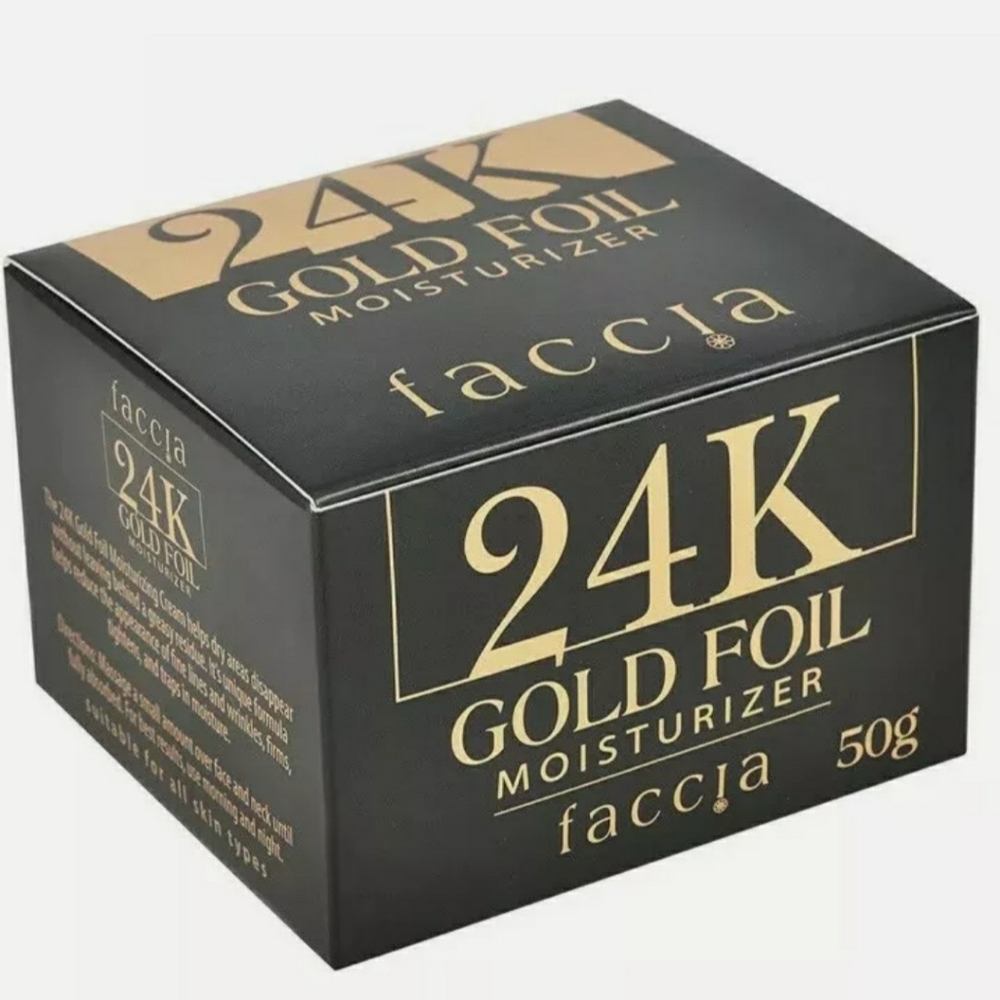 Faccia 24K gold foil moisturizer
